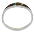 Southwest Genuine Sterling Silver Tiger Eye Ring Size 7-3/4 ZX36680